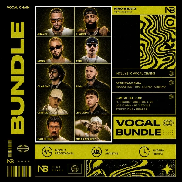 Portada de All Vocal Chains, Bundle de Niro Beatz